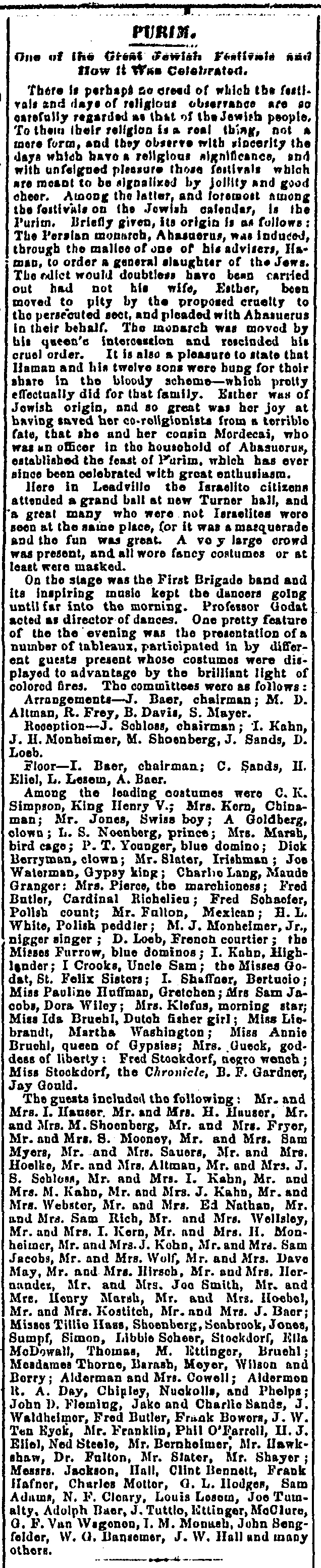 Leadville Daily Herald. Friday, March 23, 1883.