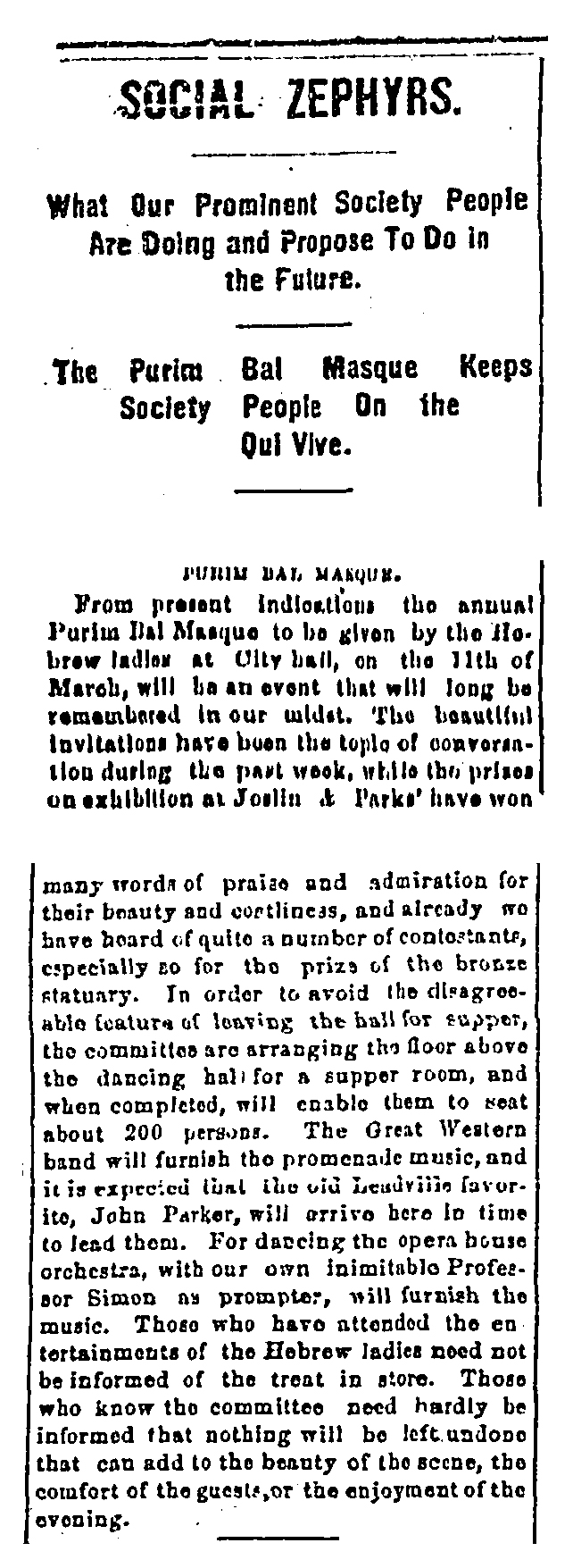 Leadville Daily Herald. Monday, February 24, 1884.