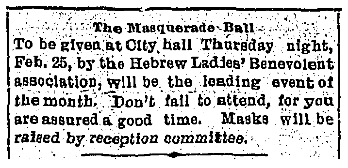 The Herald Democrat. Saturday, February 20, 1892.