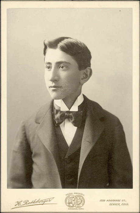 Hattie Amter (Denver Branch), high school senior photograph, 1889.