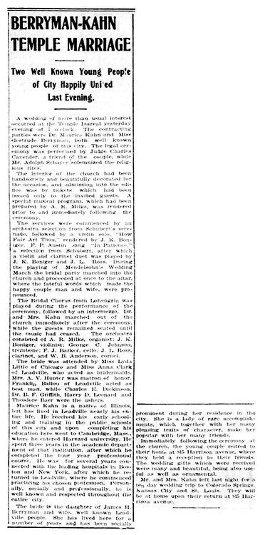 The Herald Democrat. January 22, 1907.