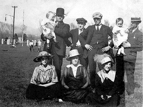 A Cooperman Family photograph taken in Leadville in 1916.