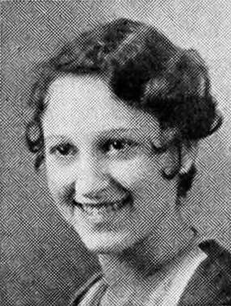 Senior high school yearbook photo of Jane Janowitz in 1933 when she attended the State Normal School in Greely, Colorado.