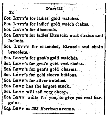 Now!!! (Leadville, CO: Leadville Daily Herald). Friday, December 24, 1880. Page 1.