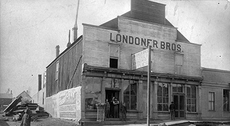 This photo possibly by J. Friedman & Company is of the Londoner Brothers grocery store located on East 3rd Street. 