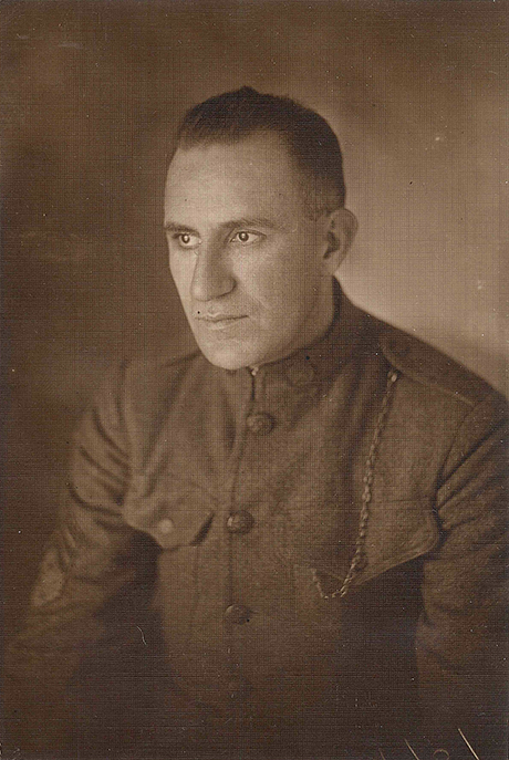 Maurice Miller while in the Army, circa 1918.