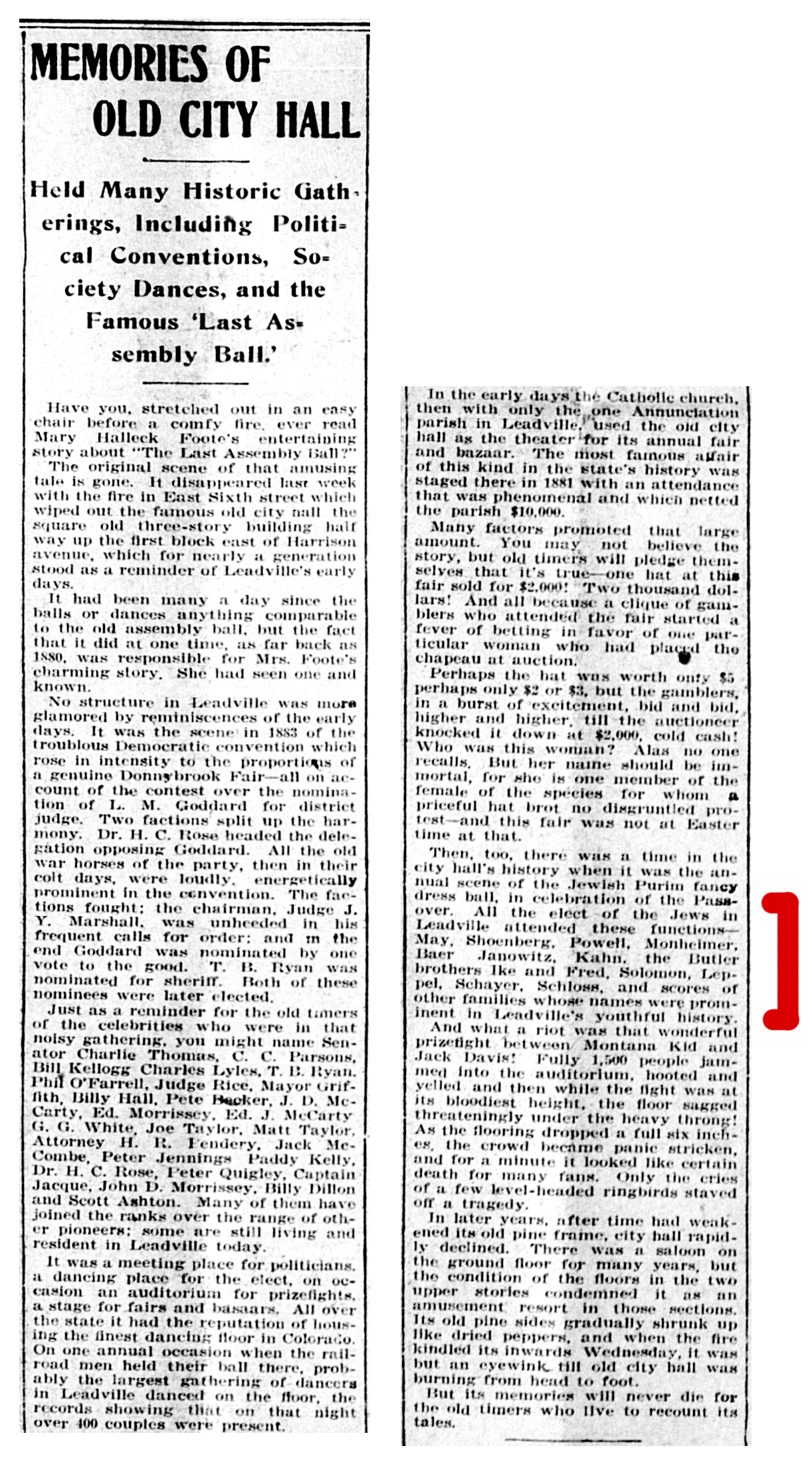 The Herald Democrat. Monday, April 3, 1916. Page 6.