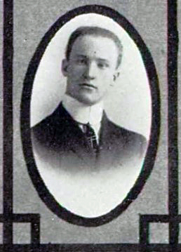 Ralph Waldo Pelta as pictured in his high school yearbook, 1913.