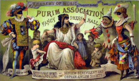 Purim Masque Balls were popular springtime events.
