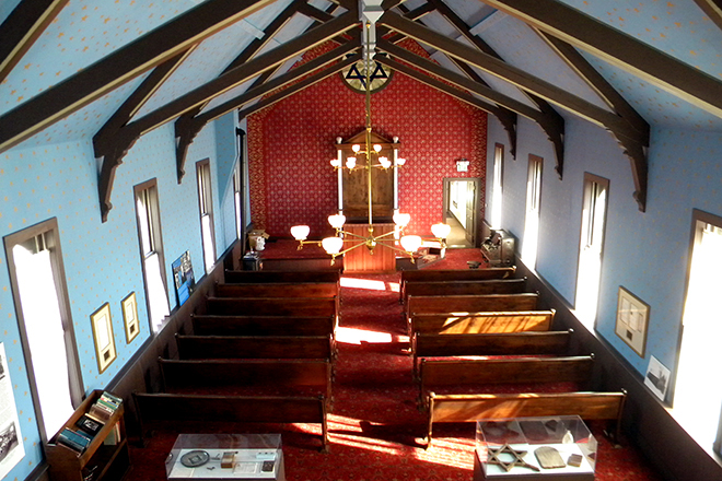 Finished interior as of 2014.